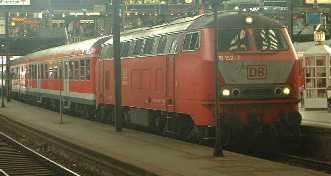 picture of Class 218 at Hamburg Hbf 
