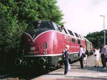 picture of V200 locomotive at Malente Gremsmuhlen. 