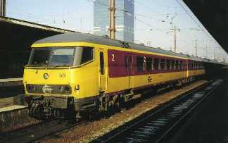 picture of Rake of Benlux Carriages at Brussels Midi 