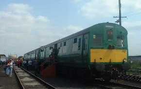 picture of Class 306017 on Display at the Old oak Common open Day 