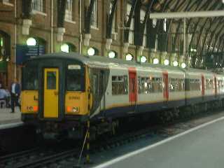 picture of class 317 at Kings Cross