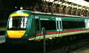 picture of Midland Mainline class 170 at St Pancras 