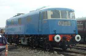 picture of Class 83 E3035(83012) on display at Old Oak Common 