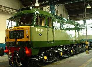 picture of Class 47 D1524 on Display at Old Oak Common 