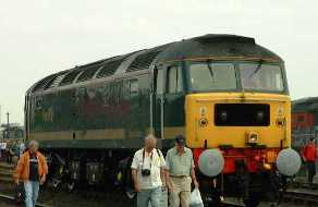 picture of FGW Class 47 on display at Old Oak Common 