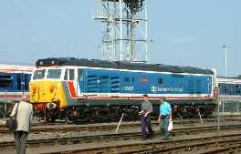picture of Class 50 50002 on Display at Old Oak Common 