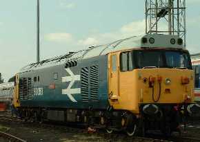 picture of NSE Livered Class 50 50050 on Display at Old Oak Common 